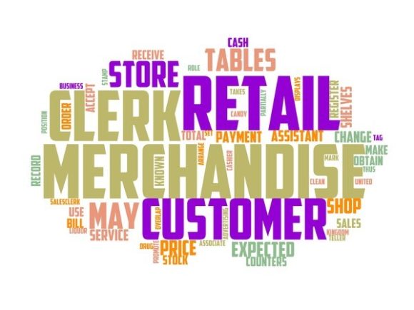 Advertising Clerk Typography Banner