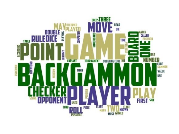 Backgammon Typography Background: Where Strategy Meets Visual Storytelling