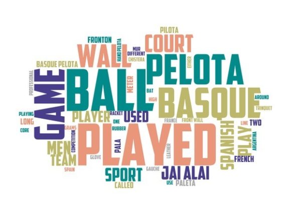 Basque Pelota Typography Tshirt: Where Athletic Heritage Meets Expressive Design
