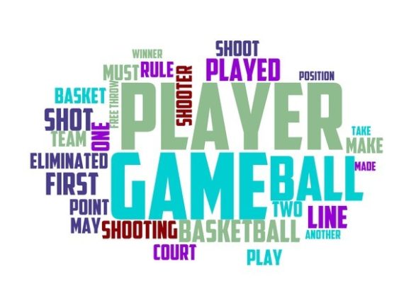 Beach Basketball Typography Wallpaper