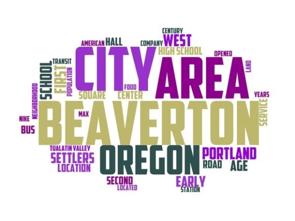 Beaverton Typography Tshirt: A Hand-Drawn Wordcloud Resource for Thoughtful Designers