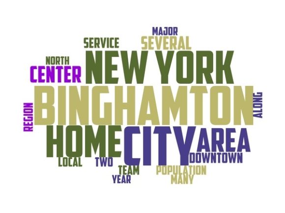 Binghamton Typography Print