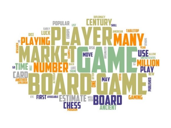 Board Games Typography Tumbler