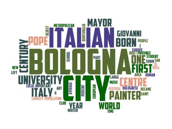 Bologna Typography Wallpaper