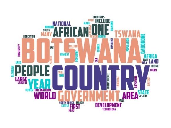 Botswana Typography T-Shirt: Celebrate Culture, Creativity & Colorful Word Cloud Design