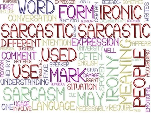 Sarcastic Wordcloud Tie Dye